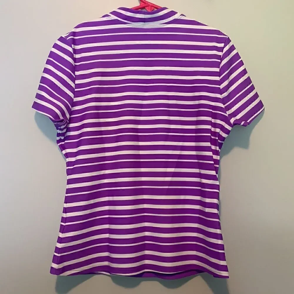 Lands' End Purple Swim Shirt